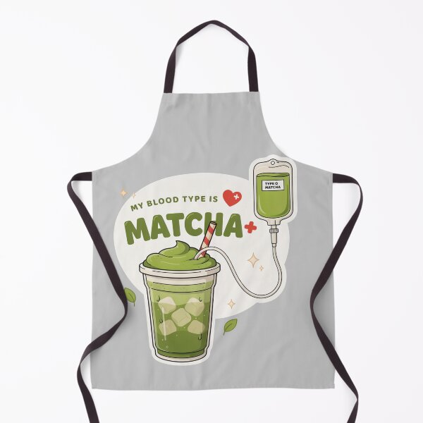 Item preview, Matcha Positive Blood Type – Funny Matcha Lover Iced Matcha Latte Design designed and sold by ArcticFoxStudio.