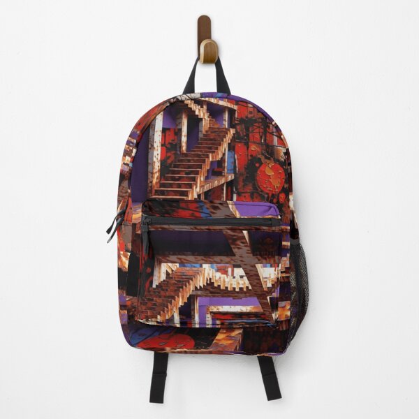 Item preview, cosmic noise labyrinth rust corrosion colorful geometric abstract design designed and sold by SmashingDeals.