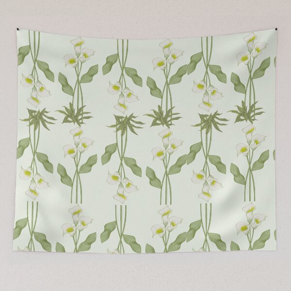 Item preview, Elegant calla lilies in soft tones designed and sold by GeoandHome.