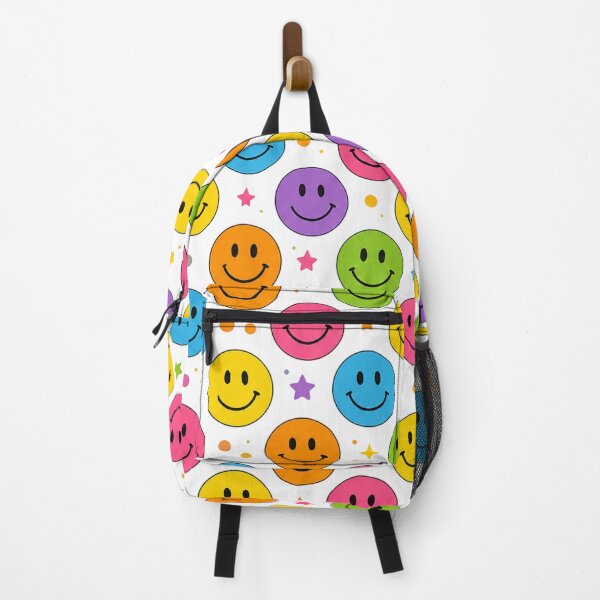 Item preview, Retro Colorful Smiley Face Seamless Pattern designed and sold by Seculinator.