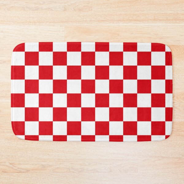 Item preview, Croatia Red and White Checkerboard Seamless Pattern designed and sold by Seculinator.