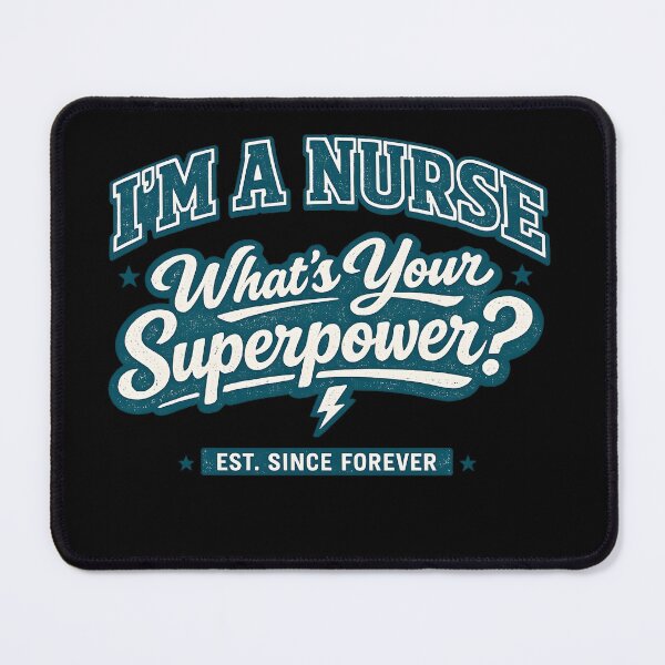 Item preview, Im A Nurse Whats Your Superpower Funny Nurse Gift RN T-Shirt designed and sold by VaultVibes.