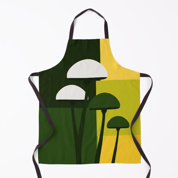 Item preview, Minimalist mushrooms on geen designed and sold by uunaa.