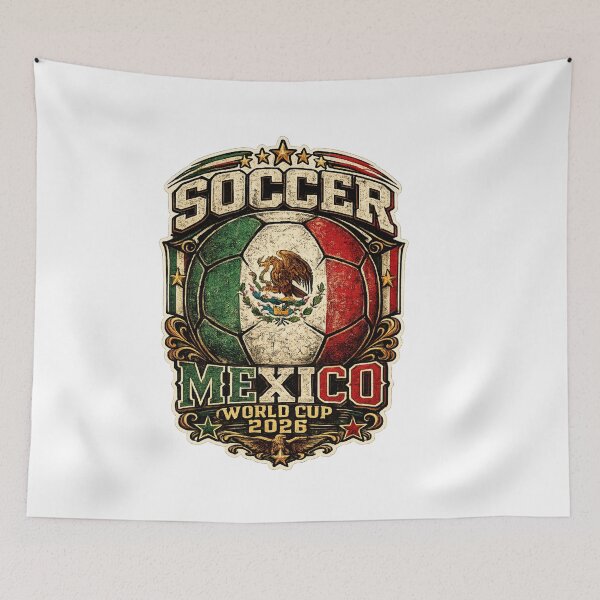 Item preview,  Mexico Soccer Shirt - Mexican Landmarks Football Gift for Mexico Fans designed and sold by UrbanPrintVibes.