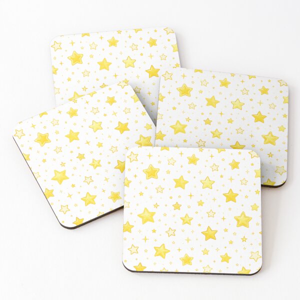Item preview, Cute Yellow Stars Watercolor Seamless Pattern designed and sold by Seculinator.