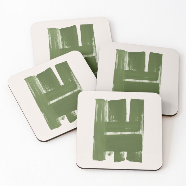Item preview, Green Minimalistic Abstract Art designed and sold by NicoleYoungStudio.