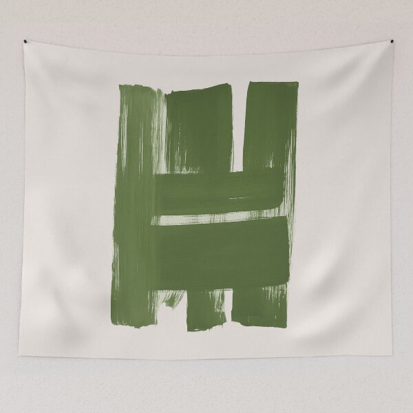 Item preview, Green Minimalistic Abstract Art designed and sold by NicoleYoungStudio.