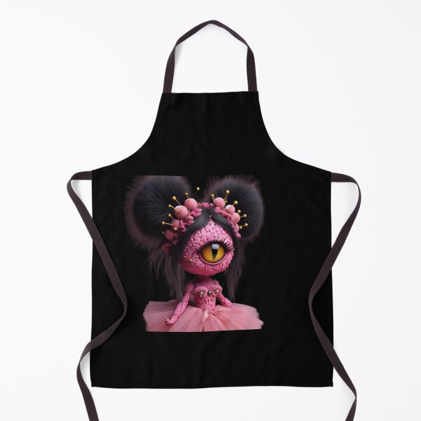 Item preview, Pink Macabre Cyclops Ballerina with Pincushion Hair designed and sold by LujziWorld.