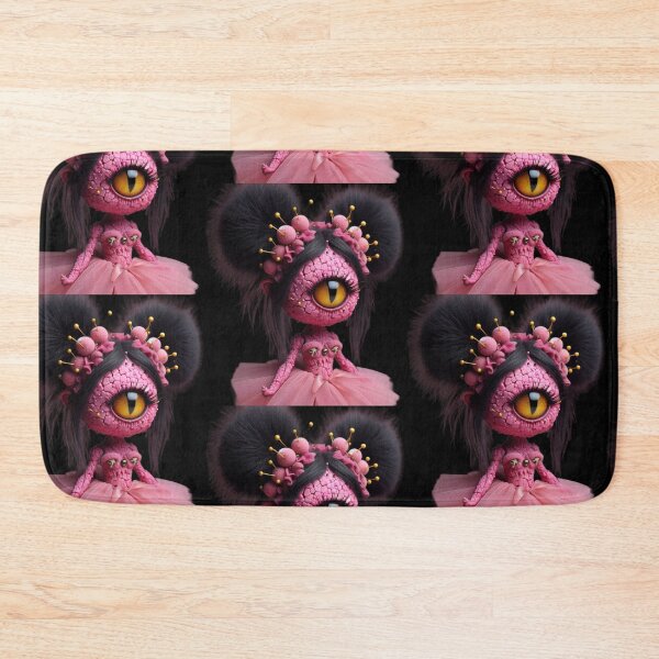Item preview, Pink Macabre Cyclops Ballerina with Pincushion Hair designed and sold by LujziWorld.