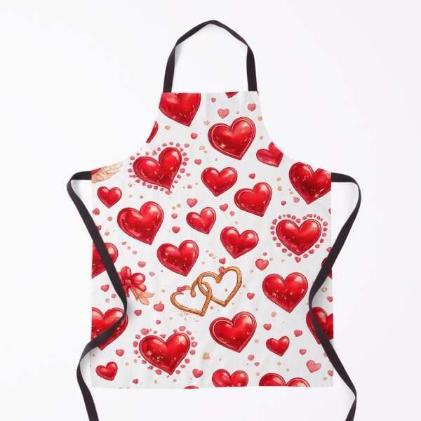 Item preview, Romantic Red Hearts and Cupid Arrows Seamless Pattern designed and sold by Seculinator.