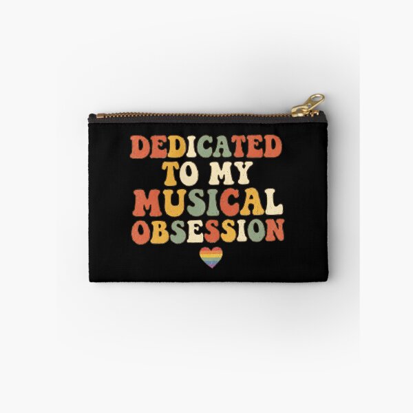 Item preview, Dedicated to My Musical Obsession – Bold Retro Typography with Rainbow Heart designed and sold by Fangtasia77.