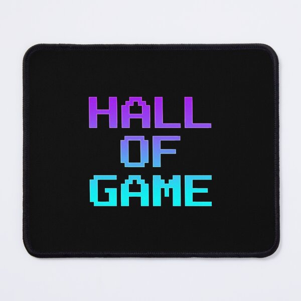 Item preview, HALL OF GAME Retro Arcade 80s Pixel Neon Typography designed and sold by DuckOddity.