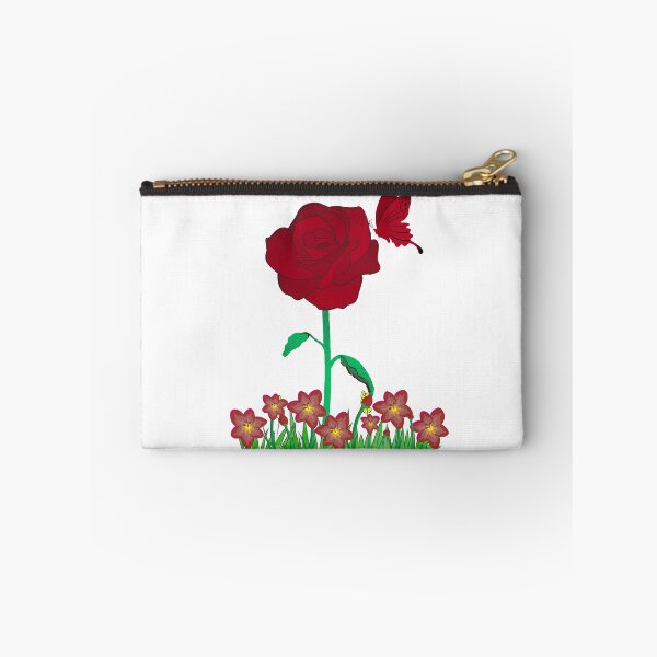 Item preview, Red Rose Flower and Butterfly Magic Garden Spring Blossom Aesthetic designed and sold by vibecraft_studio2.