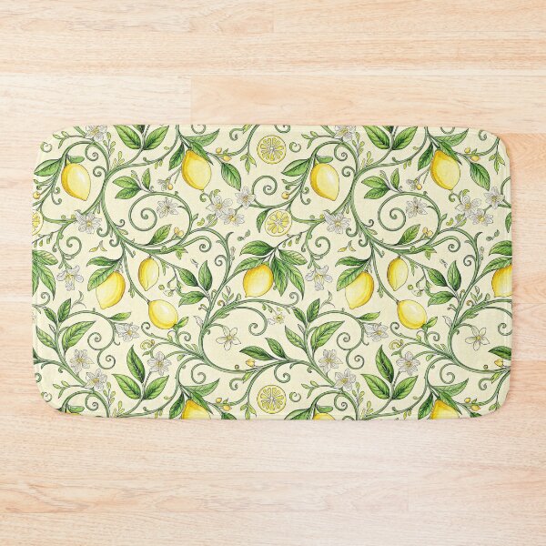 Item preview, Lemon Daisy Cottagecore Gingham Pattern designed and sold by Petal & Pattern Co.