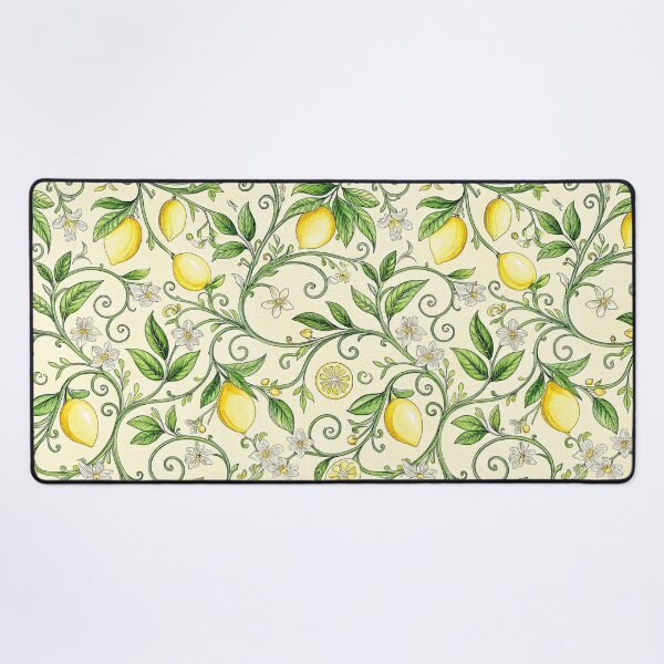 Item preview, Lemon Daisy Cottagecore Gingham Pattern designed and sold by Petal & Pattern Co.