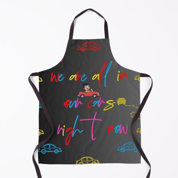 Item preview, We Are All In Our Cars Right Now Funny Meme Car Illustration designed and sold by Aesthetic Joy Studio.