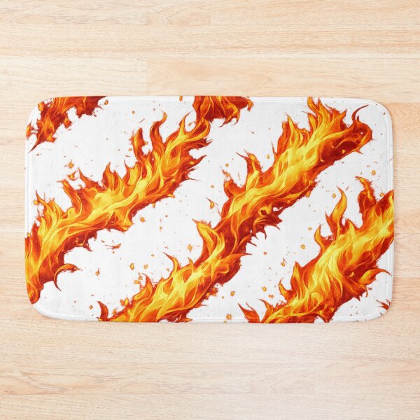 Item preview, Realistic Fire Flame Elements Seamless Pattern designed and sold by Seculinator.