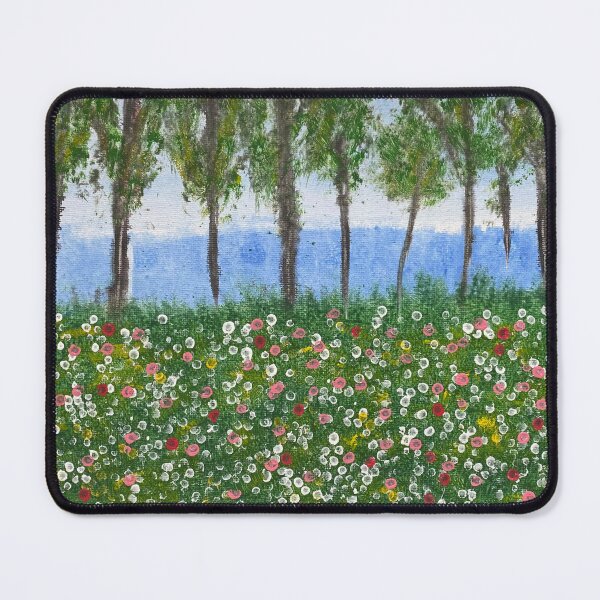 Item preview, Acrylic wildflower meadow designed and sold by MeltingHues.