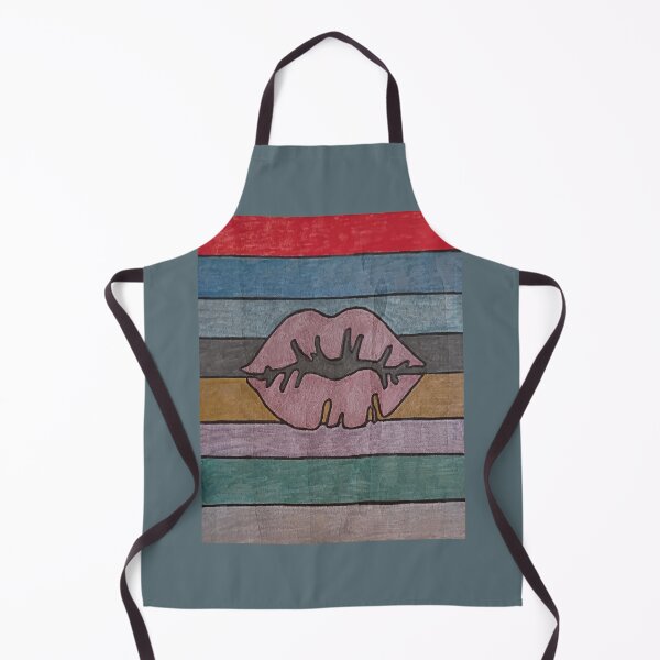 Item preview, Retro Pastel Rainbow Lips Pop Art designed and sold by ArtbyAudrey412.