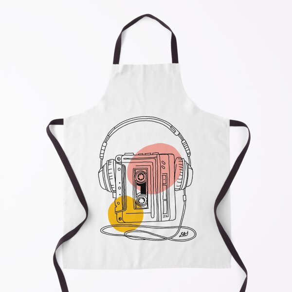 Item preview, Walkman Retro Music Line Art Print designed and sold by Evil B Creative.