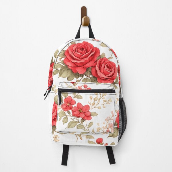 Item preview, Romantic Red Roses Valentine Botanical Seamless Pattern designed and sold by Seculinator.