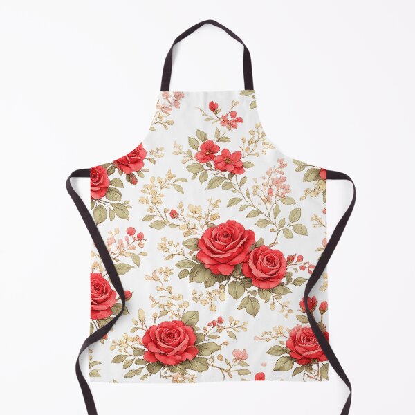 Item preview, Romantic Red Roses Valentine Botanical Seamless Pattern designed and sold by Seculinator.