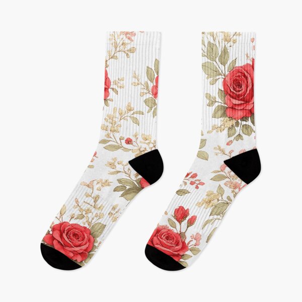 Item preview, Romantic Red Roses Valentine Botanical Seamless Pattern designed and sold by Seculinator.