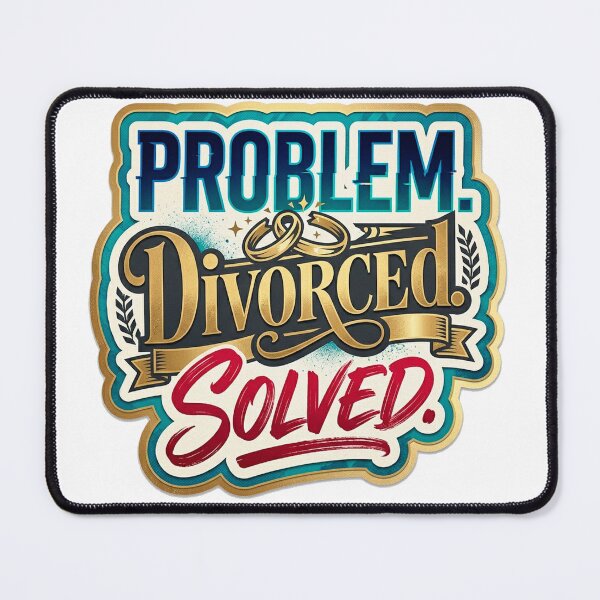 Item preview, Problem. Divorced. Solved. Funny Divorce Celebration Gift designed and sold by JulyClub.