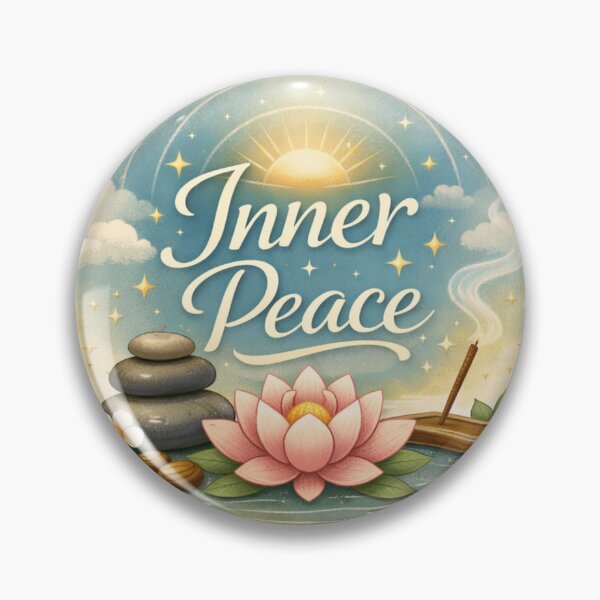 Item preview, Inner Peace Lotus and Zen Meditation Art designed and sold by GUINewAlex.