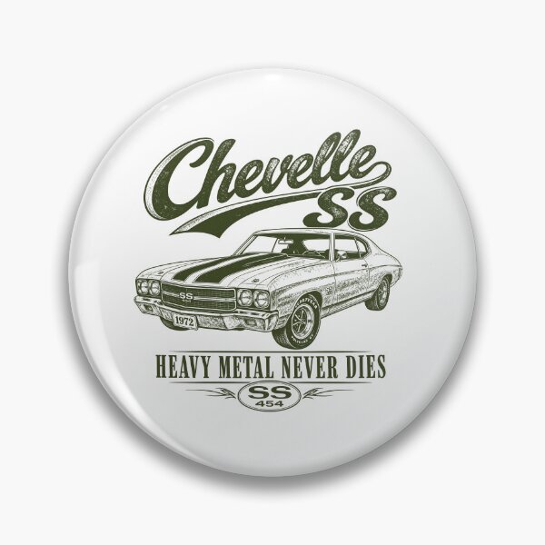 Item preview, Chevelle SS 454 1972 Vintage Muscle Car Art Print designed and sold by NullSpacePrints.
