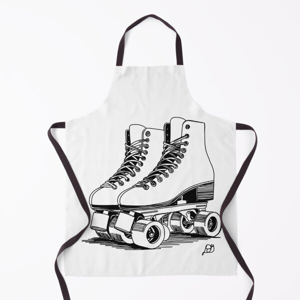 Item preview, Roller Skates Retro Sport Line Art designed and sold by Evil B Creative.