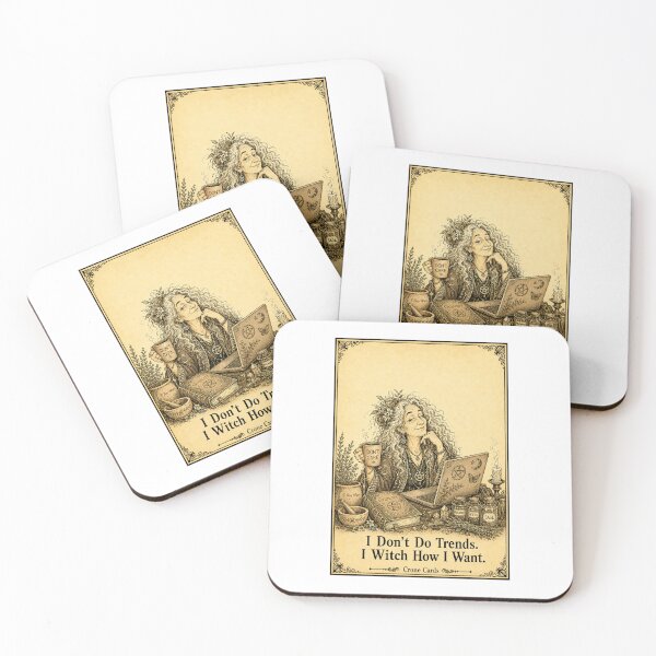 Item preview, Crone Cards - I Don't Do Trends. I Witch How I Want. designed and sold by Kay Mhor Studio.
