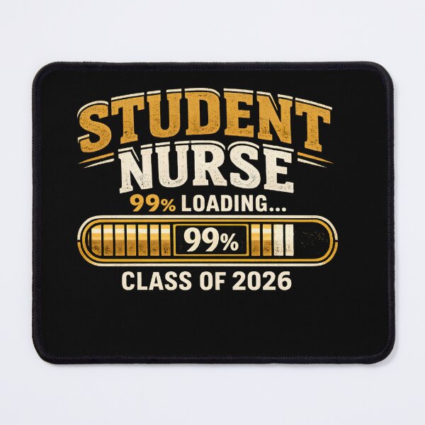 Item preview, Student Nurse 99 Loading Class of 2026 Funny Nursing School Graduation T-Shirt designed and sold by VaultVibes.