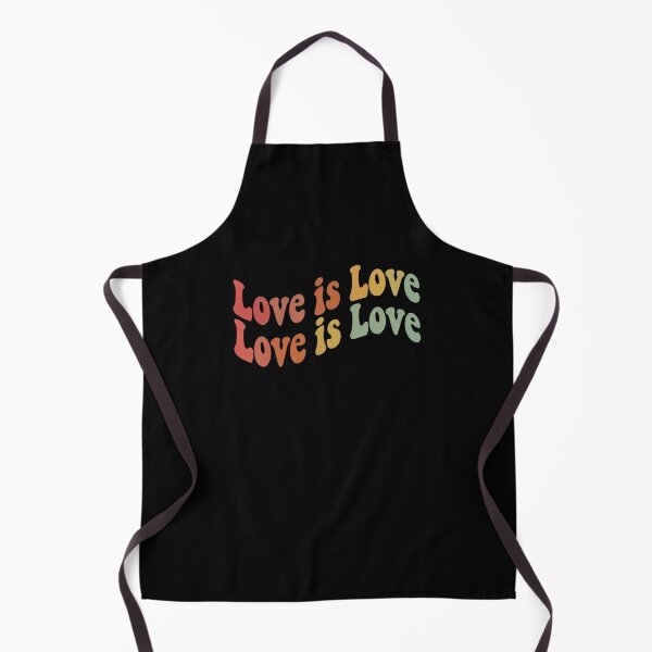 Item preview, Love Is Love – Retro Wavy Typography Design for Equality & Pride designed and sold by Fangtasia77.