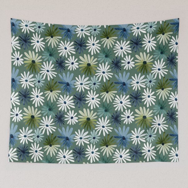 Item preview, Whimsical Daisy  - Botanical Garden Pattern   - Baptism Gifts designed and sold by RoyalStarsPatts.