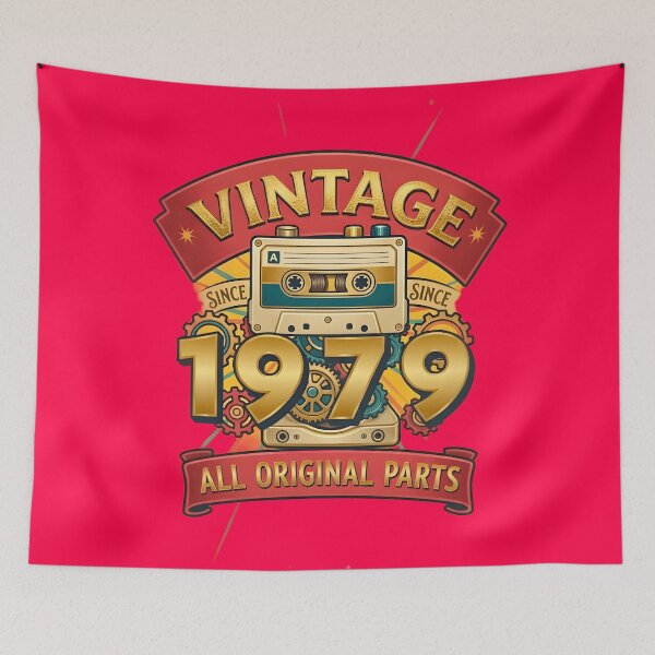 Item preview, Vintage 1979 All Original Parts Retro Cassette Design designed and sold by L&L.
