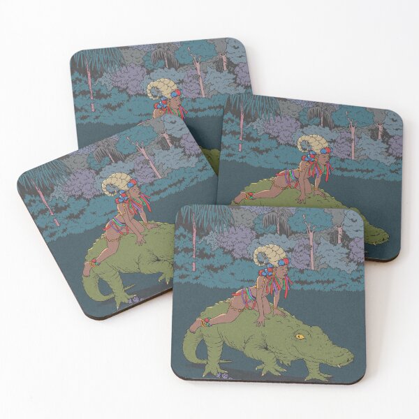 Item preview, Galactic Lizard Space Reptile Surreal Digital Art designed and sold by Mari Loleco.