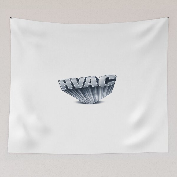 Item preview, HVAC Tech Steel Grey Logo - Cool Silvery HVAC Design designed and sold by FrozenHeat97.