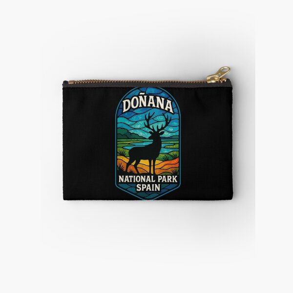 Item preview, Donana National Park Spain Deer Stained Glass Travel designed and sold by TomFrontierArt.