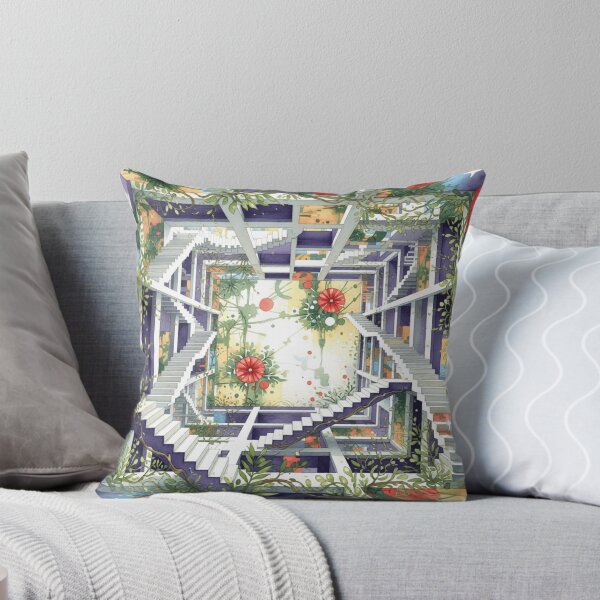 Item preview, cosmic noise labyrinth botanical colorful geometric abstract design designed and sold by SmashingDeals.