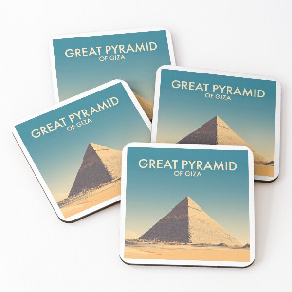 Item preview, GREAT PYRAMID OF GIZA TRAVEL ART designed and sold by MarkedArtPrints.