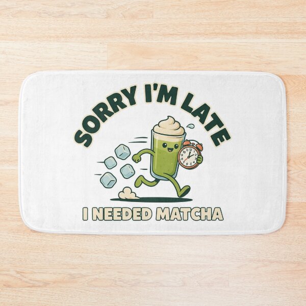 Item preview, Sorry I'm Latte I Needed Matcha – Funny Matcha Tea Lover Design designed and sold by ArcticFoxStudio.