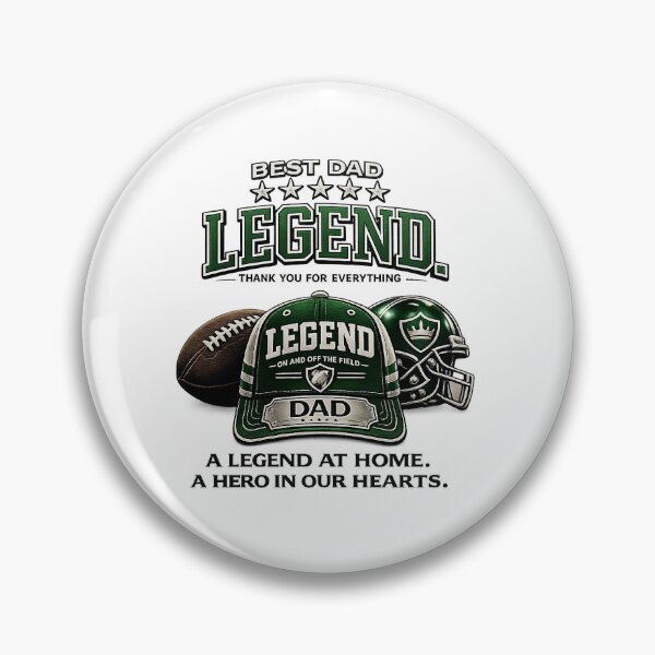 Item preview, Dad Legend GreenBaseball Cap designed and sold by DonnaRaquel.