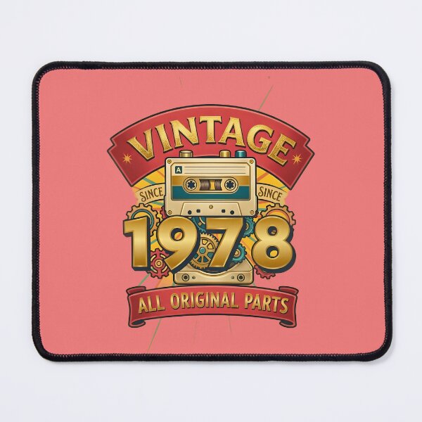 Item preview, Vintage 1978 All Original Parts Retro Cassette Design designed and sold by L&L.