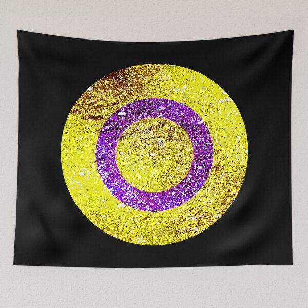 Item preview, Cosmic Intersex Pride Flag designed and sold by SilverFantasy.