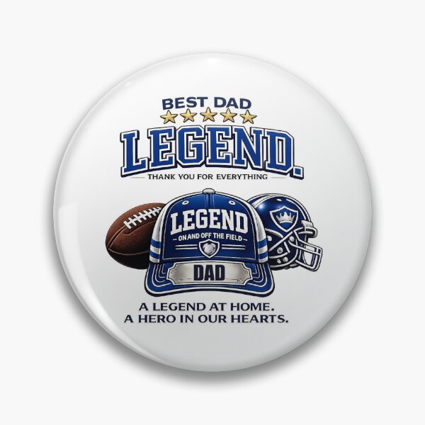Item preview, Dad Legend Blue Baseball Cap designed and sold by DonnaRaquel.