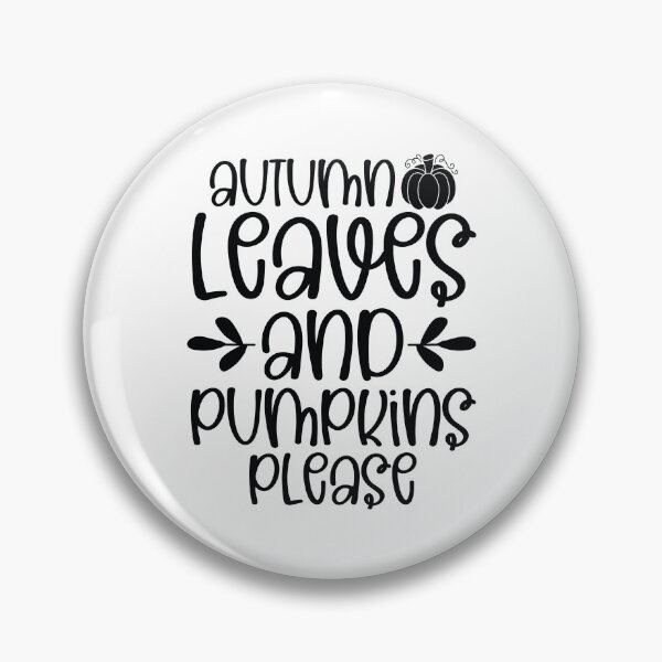 Item preview, Autumn Leaves And Pumpkins Please - Cute Season Orange Cozy Thanksgiving Harvest Gift designed and sold by FuzionRaptor.