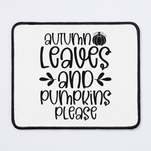 Item preview, Autumn Leaves And Pumpkins Please - Cute Season Orange Cozy Thanksgiving Harvest Gift designed and sold by FuzionRaptor.