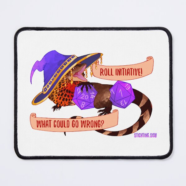 Item preview, Frilled Lizard Dnd Style designed and sold by Norah Murray.
