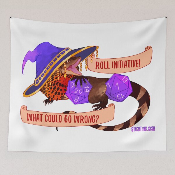 Item preview, Frilled Lizard Dnd Style designed and sold by Norah Murray.